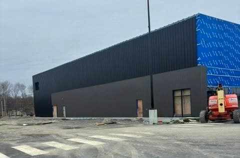 Architectural metal cladding on a new Local 512 building project